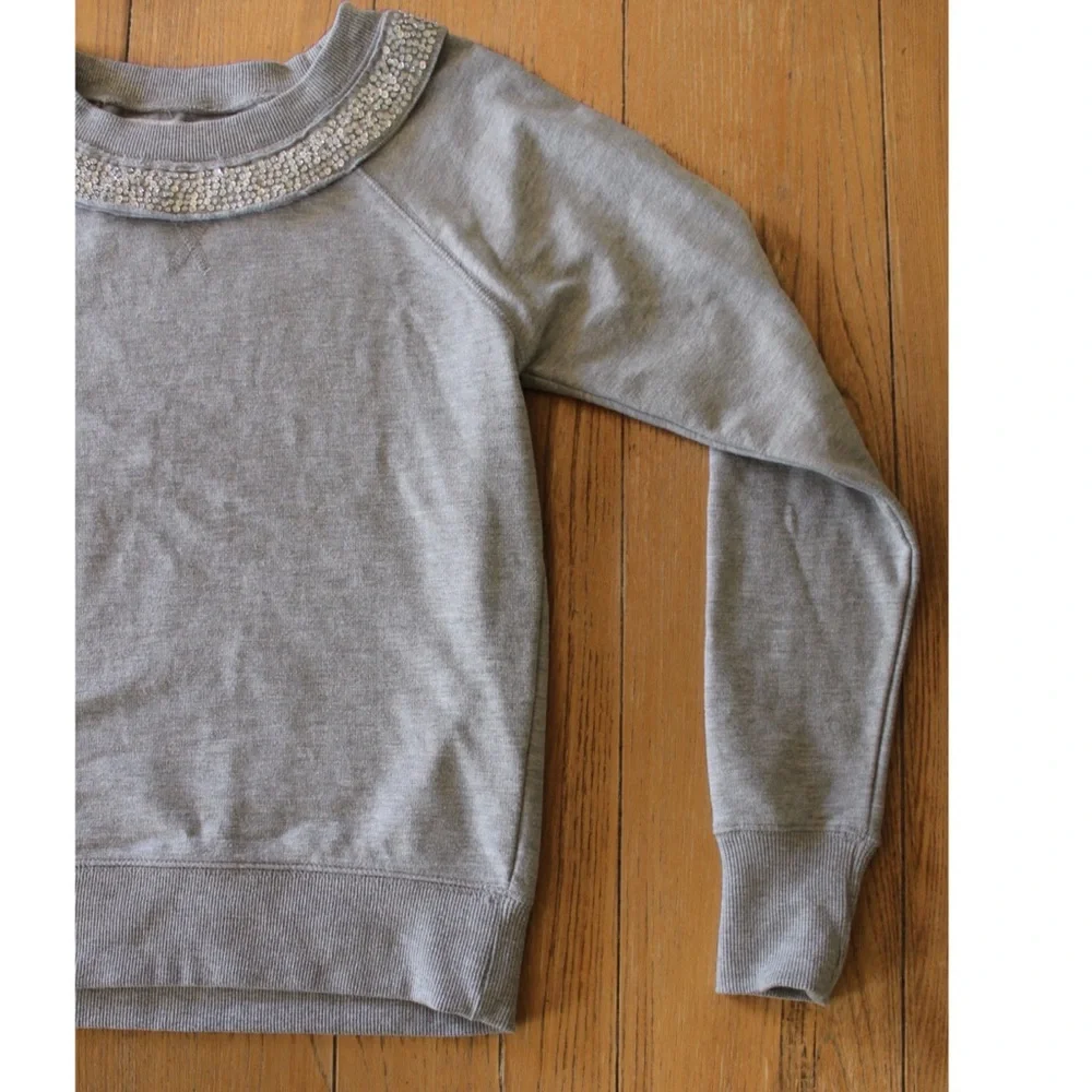 Threads 4 Thought Organic Cotton and Recycled Polyester Gem Neckline Sweater